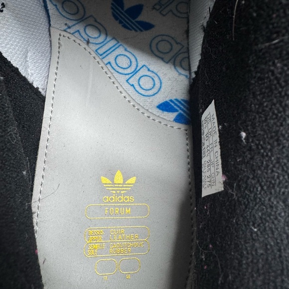 Adidas Originals Forum 84 Low AEC men’s shoes sneakers white black size 10.5 - Picture 9 of 12